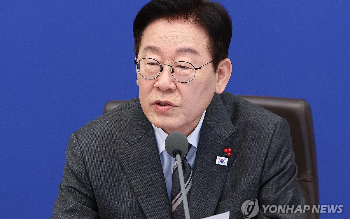 Tổng thống Lee Jae Myung phát biểu tại cuộc họp Nội các ở Seoul, ngày 20/1/2026 (Ảnh: Yonhap)