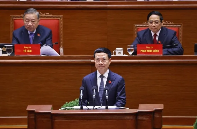 Bộ trưởng Nguyễn Mạnh H&ugrave;ng: Khoa học c&ocirc;ng nghệ, đổi mới s&aacute;ng tạo v&agrave; chuyển đổi số l&agrave; ba động lực để Việt Nam tăng trưởng hai con số- Ảnh 1.