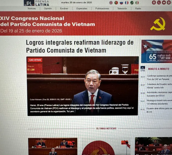 B&aacute;o ch&iacute; Cuba khẳng định Đại hội XIV soi đường Việt Nam bước v&agrave;o kỷ nguy&ecirc;n mới - Ảnh 2.