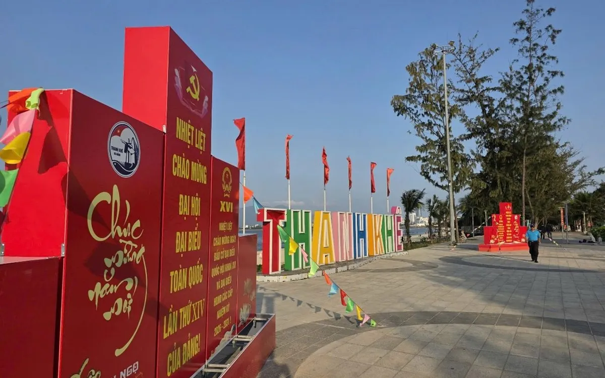 Phường Thanh Khê, thành phố Đà Nẵng chào mừng đại hội Đảng lần thứ XIV.