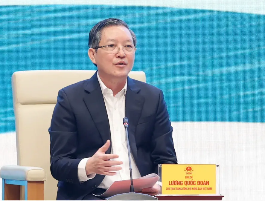 Chủ tịch Hội N&ocirc;ng d&acirc;n Việt Nam Lương Quốc Đo&agrave;n: Ph&aacute;t huy vai tr&ograve;, sức s&aacute;ng tạo của n&ocirc;ng d&acirc;n trong kỷ nguy&ecirc;n mới đất nước- Ảnh 1.