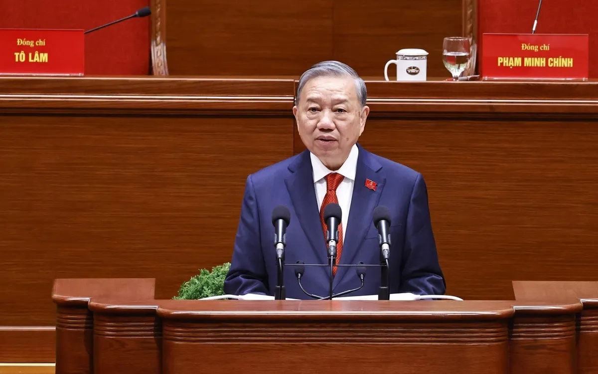 Tổng Bí thư Tô Lâm phát biểu tại Bế mạc Đại hội đại biểu toàn quốc lần thứ XIV của Đảng Cộng sản Việt Nam: