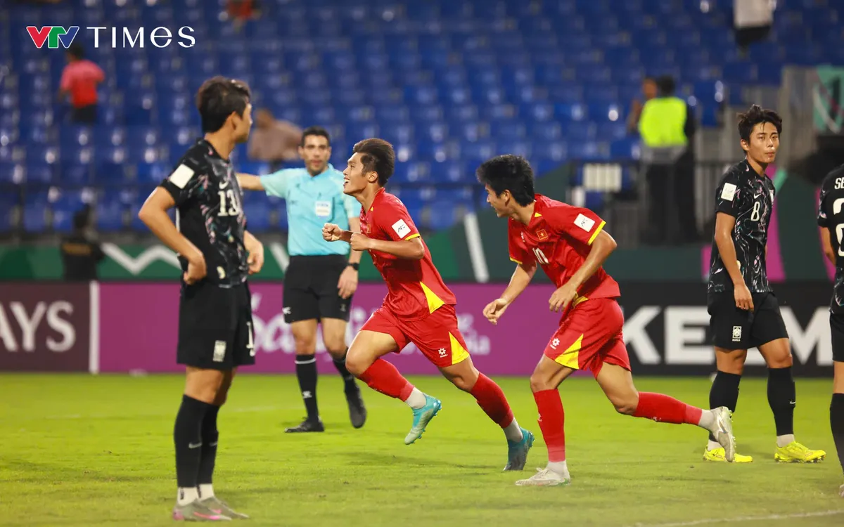 U23 Việt Nam đã giành lấy chiến thắng trước đối thủ hàng đầu châu lục như U23 Hàn Quốc một cách xứng đáng. (Ảnh: Phúc Nghĩa).