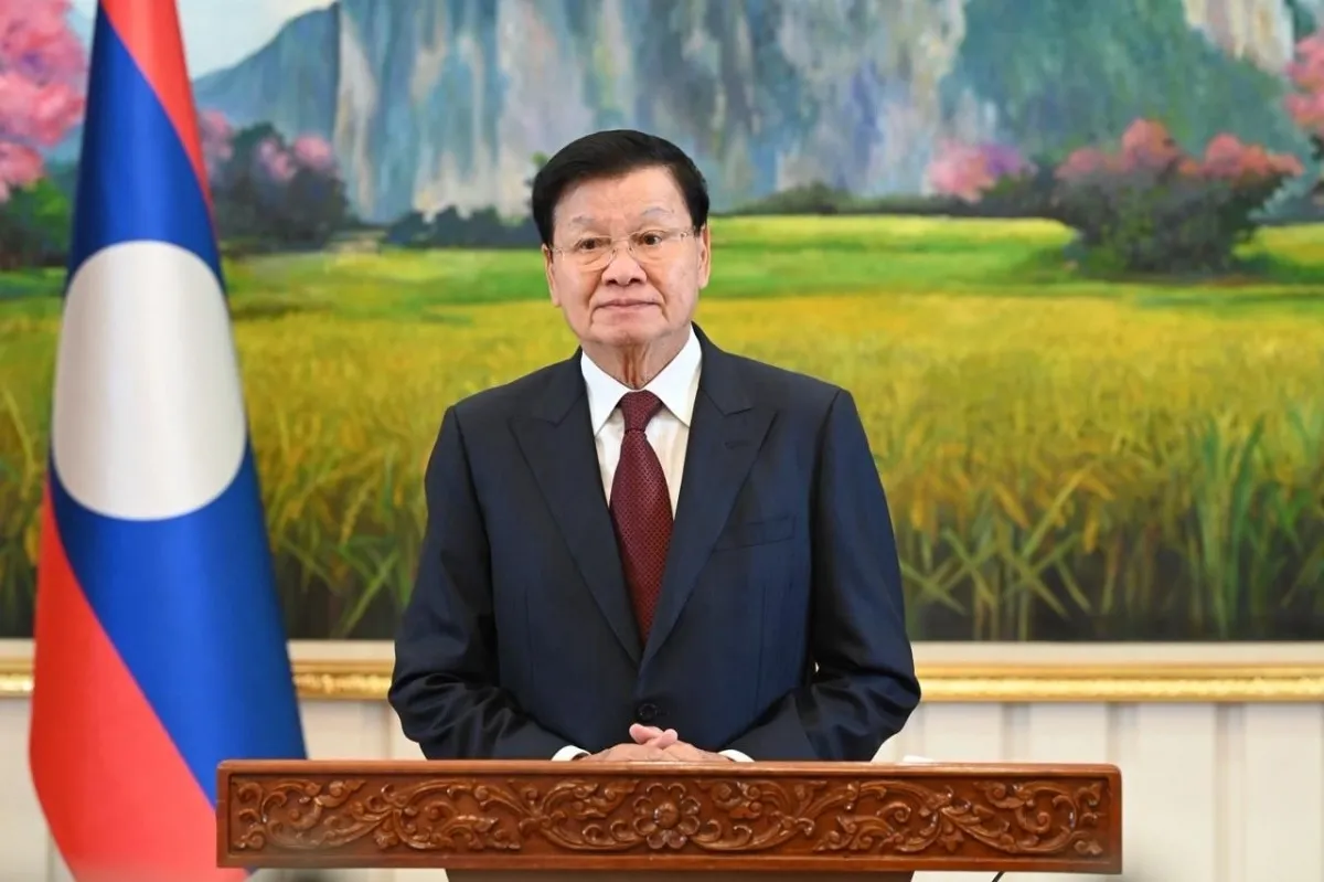 Tổng Bí thư, Chủ tịch nước Lào và Phu nhân sẽ thăm cấp Nhà nước tới Việt Nam - Ảnh 1.