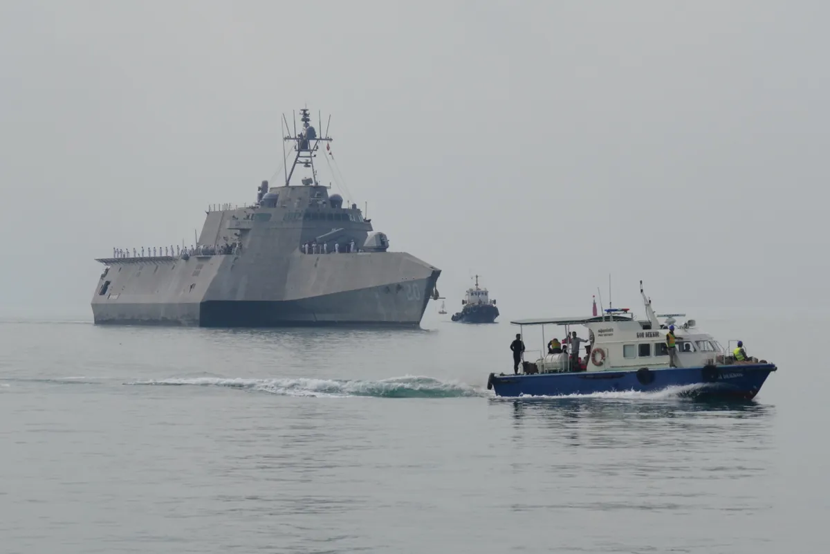 T&agrave;u chiến Mỹ thăm căn cứ hải qu&acirc;n Campuchia trong 5 ng&agrave;y- Ảnh 2.