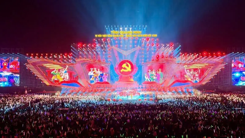 Đặc sắc các chương trình nghệ thuật chào mừng thành công Đại hội XIV của Đảng - Ảnh 3.
