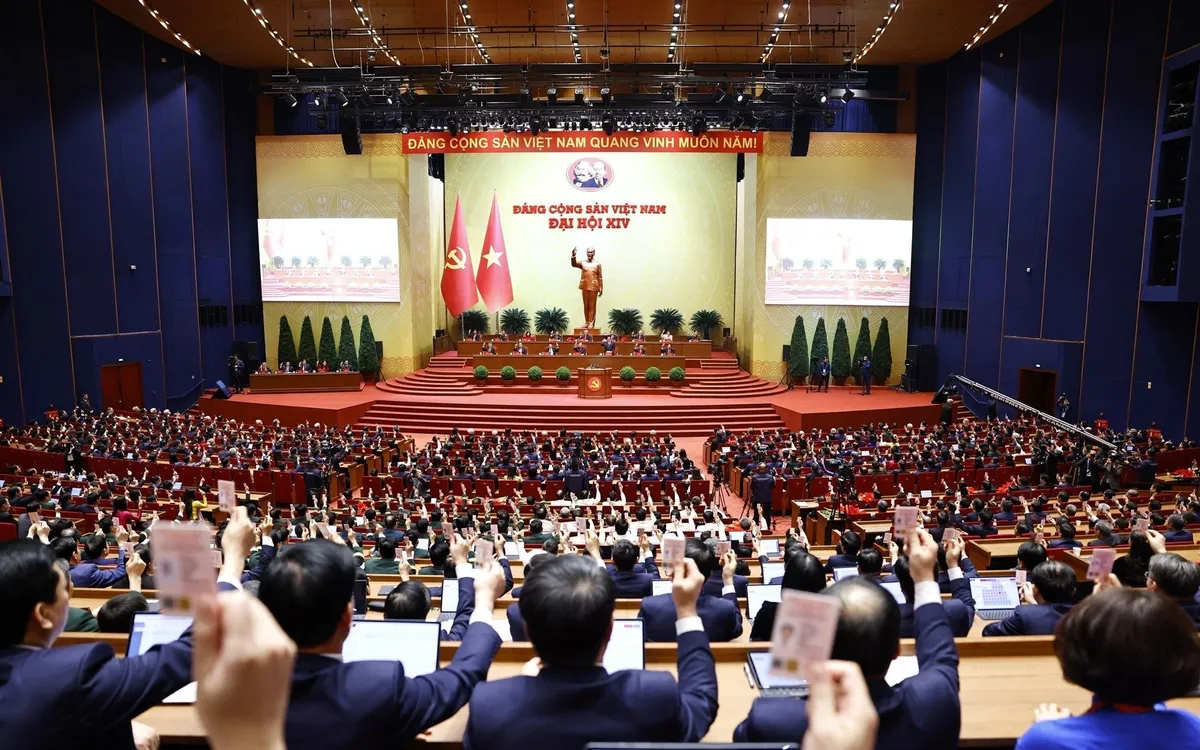 Đại hội XIV của Đảng thông qua nghị quyết Đại hội