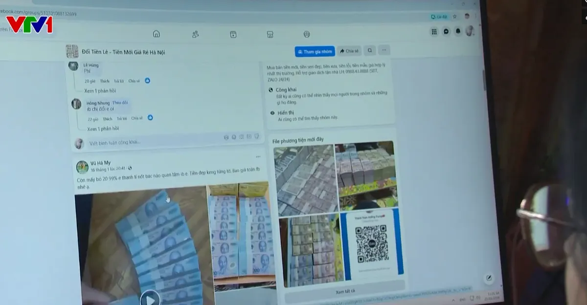 Cẩn trọng sập bẫy lừa đổi tiền mới, tiền lẻ gi&aacute; rẻ - Ảnh 1.