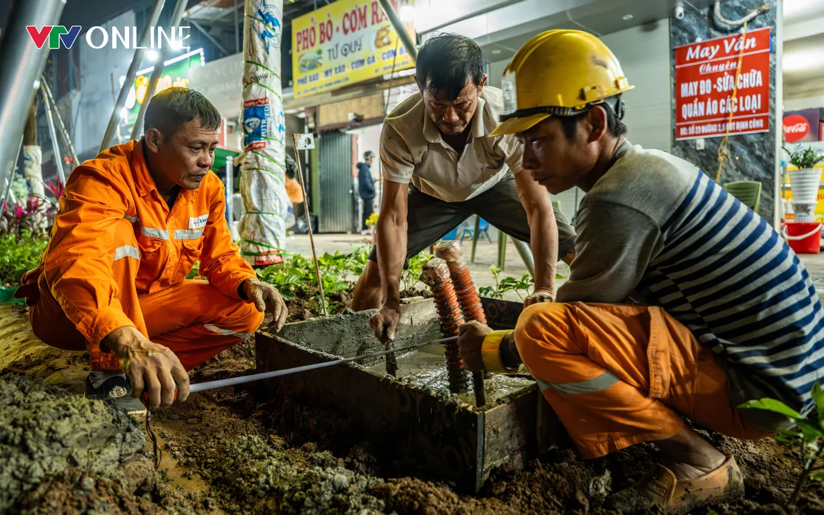 Những ngày giữa tháng 1/2026, thời tiết giá lạnh nhưng các công nhân vẫn nỗ lực làm việc.