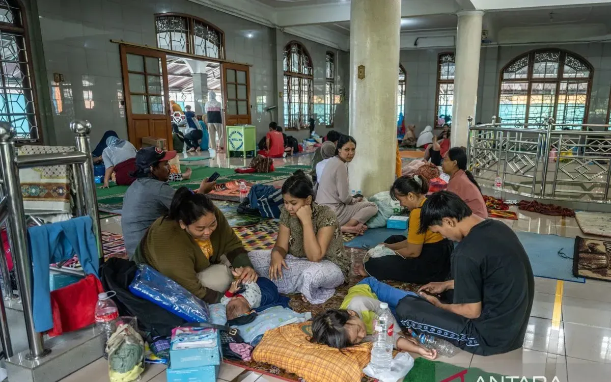 Lũ lụt nghiêm trọng tại thủ đô của Indonesia đã khiến hơn 1.600 người phải sơ tán (Ảnh: Antara)