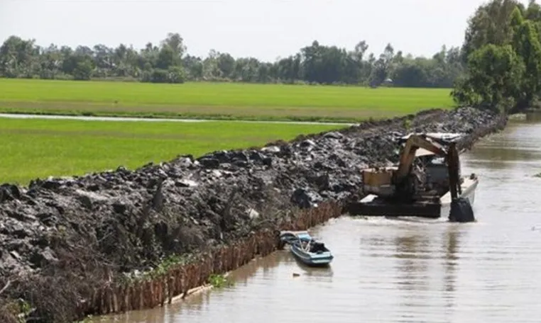 Xâm nhập mặn ở Đồng Tháp có xu thế tăng dịp Tết Nguyên đán - Ảnh 1.