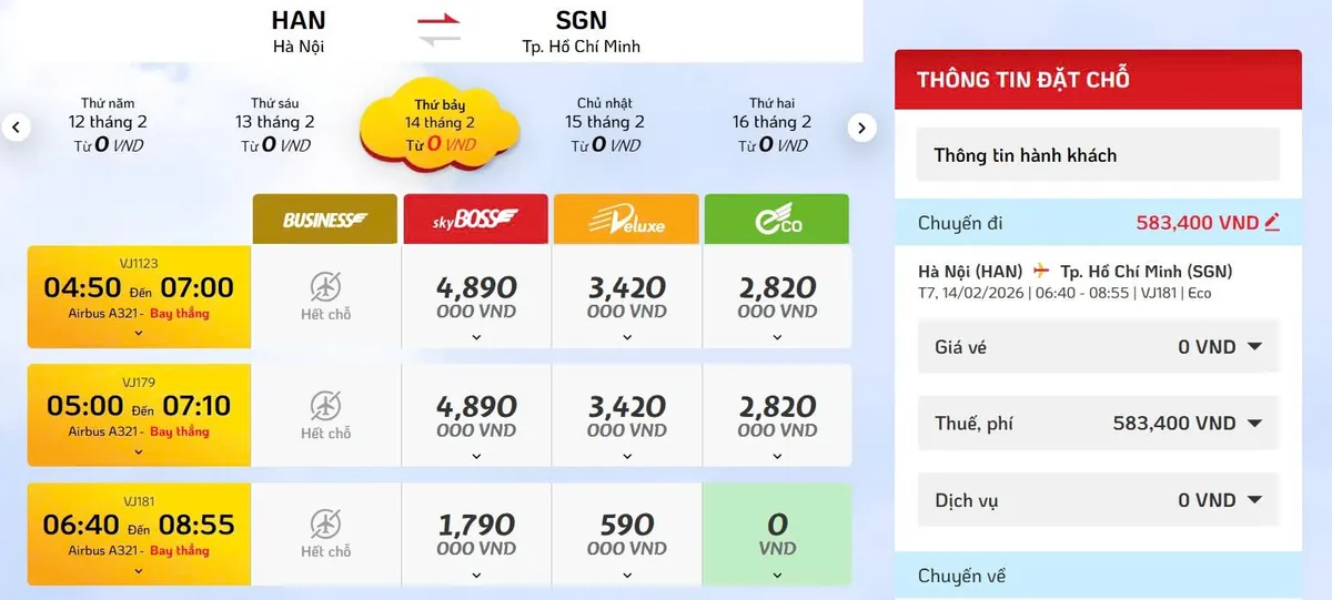 Tiết kiệm tiền triệu nhờ bay ngược chiều đ&oacute;n Tết - Ảnh 3.