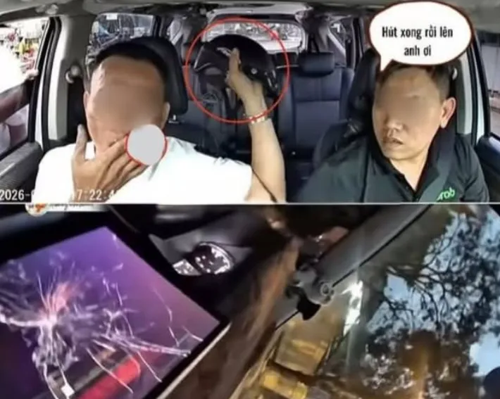 Người đ&agrave;n &ocirc;ng h&agrave;nh hung t&agrave;i xế v&igrave; bị nhắc kh&ocirc;ng h&uacute;t thuốc đ&atilde; tr&igrave;nh diện c&ocirc;ng an- Ảnh 1.