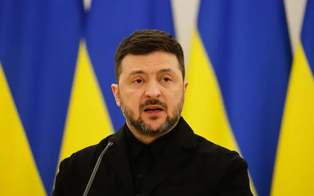 Tổng thống Ukraine Volodymyr Zelensky phát biểu tại Vilnius, Litva ngày 25/1/2026 (Ảnh: AFP)