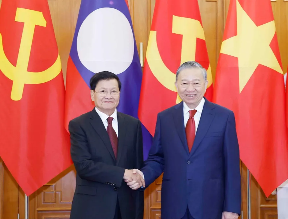 Hai Đảng, hai Nhà nước Việt Nam - Lào tiếp tục tăng cường đoàn kết, gắn bó - Ảnh 1.
