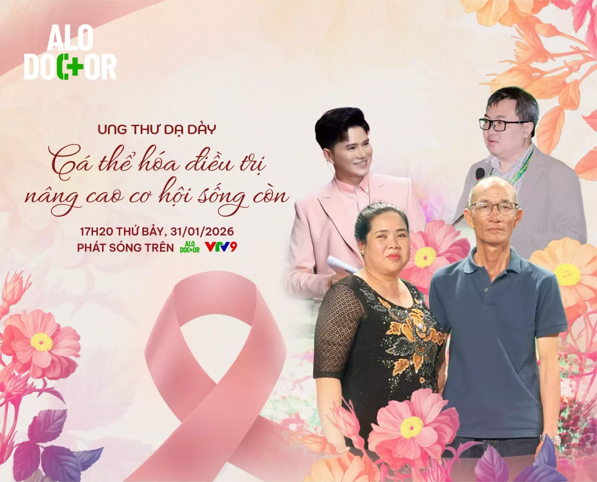 Đón xem Alo Doctor cuối tuần - Chủ đề “Ung thư dạ dày: Cá thể hóa điều trị, nâng cao cơ hội sống còn”- Ảnh 1. Đón xem Alo Doctor cuối tuần - Chủ đề “Ung thư dạ dày: Cá thể hóa điều trị, nâng cao cơ hội sống còn”- Ảnh 1.