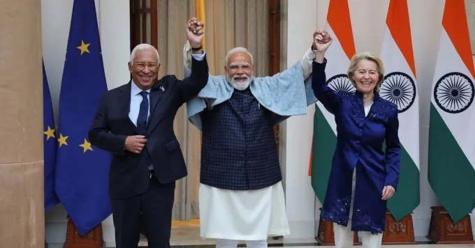 Ấn Độ v&agrave; EU ho&agrave;n tất thỏa thuận thương mại lịch sử sau gần 20 năm đ&agrave;m ph&aacute;n- Ảnh 1.
