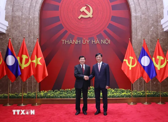 Kh&ocirc;ng ngừng vun đắp, ph&aacute;t triển mối quan hệ đặc biệt Việt Nam - L&agrave;o - Ảnh 1.