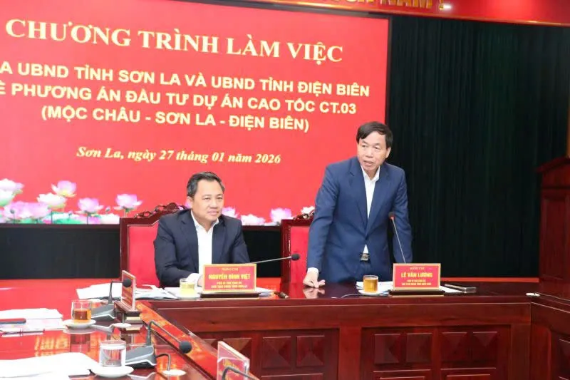 Điện Bi&ecirc;n v&agrave; Sơn La thống nhất phương &aacute;n đầu tư, đấu nối Dự &aacute;n cao tốc Mộc Ch&acirc;u - Sơn La - Điện Bi&ecirc;n - Ảnh 2.