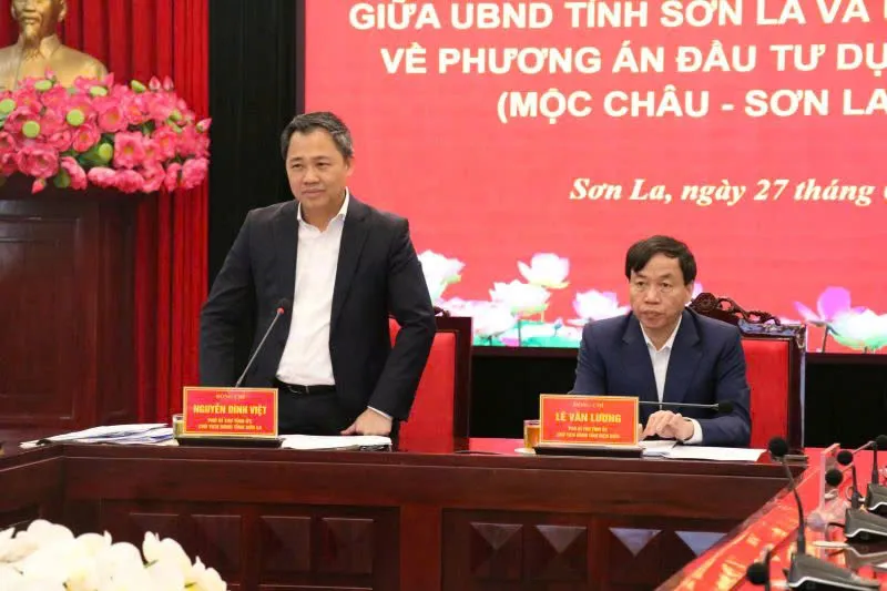 Điện Bi&ecirc;n v&agrave; Sơn La thống nhất phương &aacute;n đầu tư, đấu nối Dự &aacute;n cao tốc Mộc Ch&acirc;u - Sơn La - Điện Bi&ecirc;n - Ảnh 3.