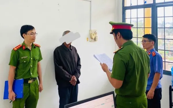 Đối tượng N.M.N. tại Cơ quan Cảnh sát điều tra Công an tỉnh Quảng Ngãi