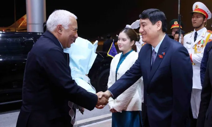 Chủ tịch Hội đồng ch&acirc;u &Acirc;u Antonio Costa bắt đầu thăm ch&iacute;nh thức Việt Nam- Ảnh 1.