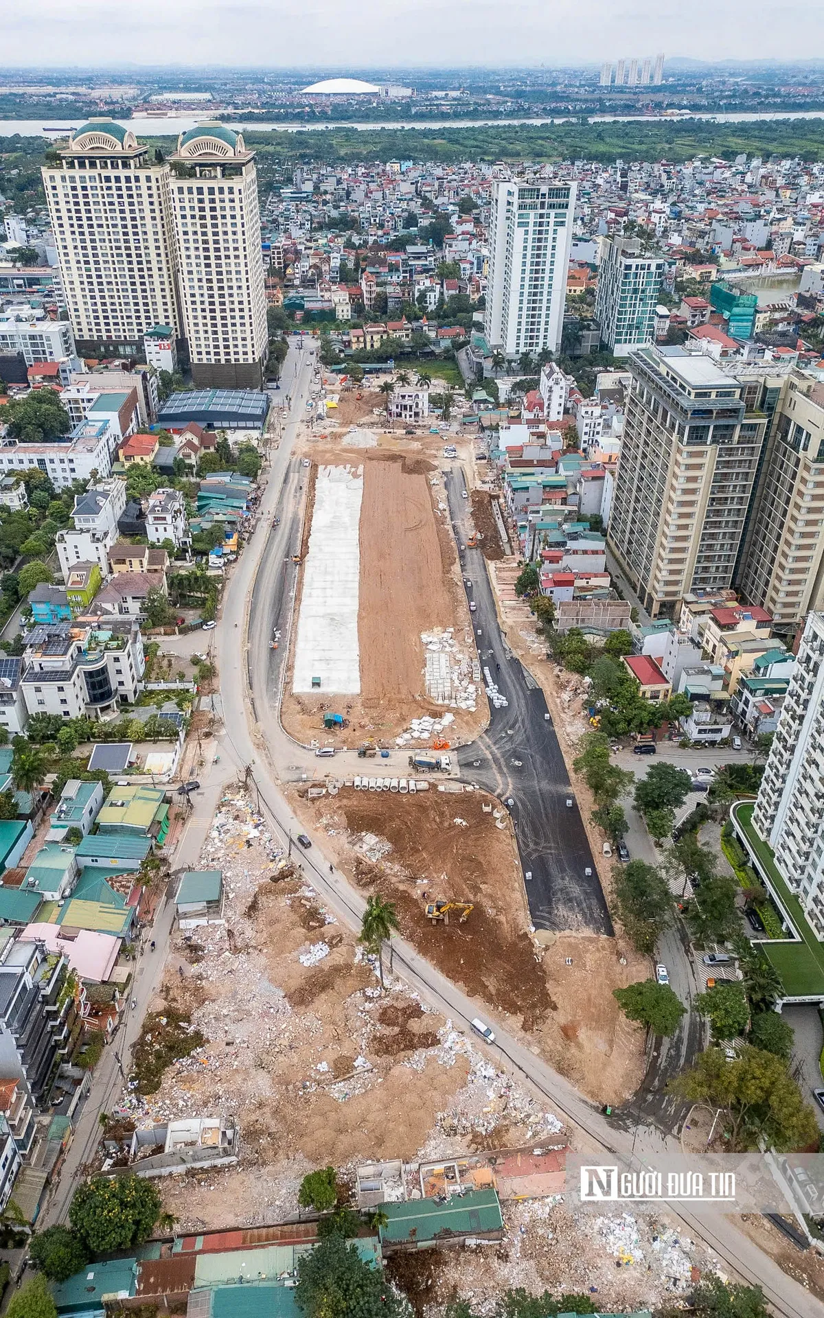 Hà Nội: Hình hài tuyến đường hơn 500 tỷ đồng sau 1 năm thi công- Ảnh 2. Hà Nội: Hình hài tuyến đường hơn 500 tỷ đồng sau 1 năm thi công- Ảnh 2.