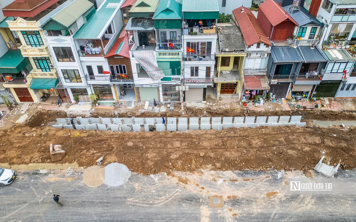 Hà Nội: Hình hài tuyến đường hơn 500 tỷ đồng sau 1 năm thi công- Ảnh 10. Hà Nội: Hình hài tuyến đường hơn 500 tỷ đồng sau 1 năm thi công- Ảnh 10.