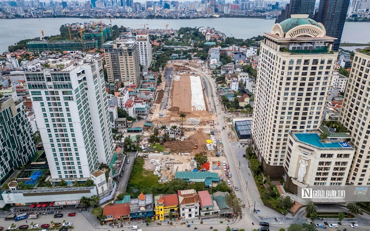 Hà Nội: Hình hài tuyến đường hơn 500 tỷ đồng sau 1 năm thi công- Ảnh 1. Hà Nội: Hình hài tuyến đường hơn 500 tỷ đồng sau 1 năm thi công- Ảnh 1.