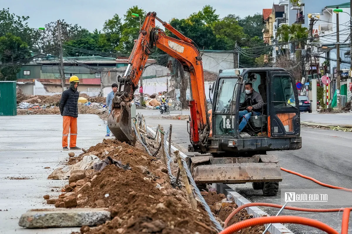 Hà Nội: Hình hài tuyến đường hơn 500 tỷ đồng sau 1 năm thi công- Ảnh 8. Hà Nội: Hình hài tuyến đường hơn 500 tỷ đồng sau 1 năm thi công- Ảnh 8.