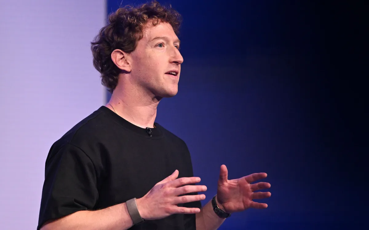 Giám đốc điều hành Meta Mark Zuckerberg phát biểu tại hội nghị Connect của công ty ở Menlo Park, California, ngày 17/9/2025. (Ảnh: AP)