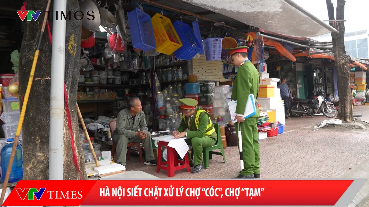 H&agrave; Nội siết chặt xử l&yacute; chợ &ldquo;c&oacute;c&rdquo;, chợ &ldquo;tạm&rdquo;   - Ảnh 1.