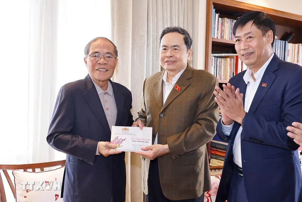 Chủ tịch Quốc hội Trần Thanh Mẫn tri ân các đồng chí nguyên lãnh đạo Đảng, Nhà nước - Ảnh 5.