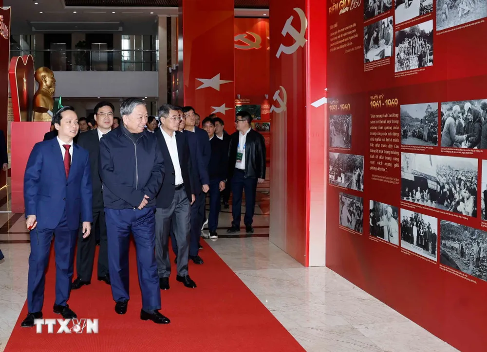 Tổng B&iacute; thư T&ocirc; L&acirc;m: Cao Bằng cần biến lợi thế bi&ecirc;n giới th&agrave;nh động lực ph&aacute;t triển - Ảnh 2.