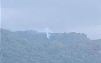 Khu vực vùng núi xảy ra vụ việc. Ảnh: TTXVN 

