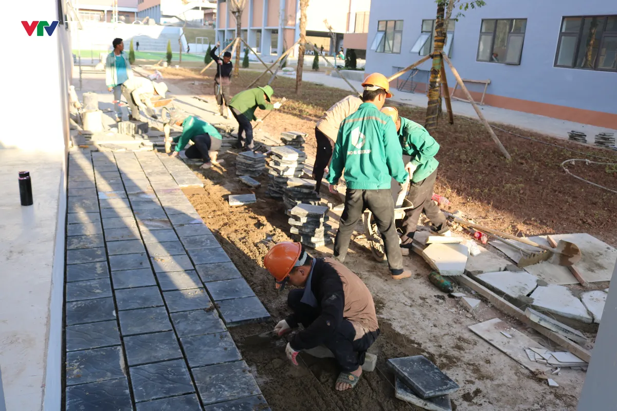 Điện Biên: Chuẩn bị khánh thành Trường liên cấp đầu tiên ở xã biên giới- Ảnh 4. Điện Biên: Chuẩn bị khánh thành Trường liên cấp đầu tiên ở xã biên giới- Ảnh 4.
