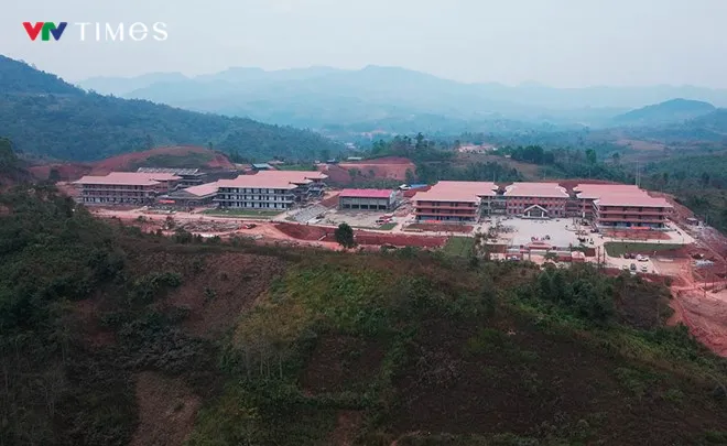 Điện Biên: Chuẩn bị khánh thành Trường liên cấp đầu tiên ở xã biên giới- Ảnh 1. Điện Biên: Chuẩn bị khánh thành Trường liên cấp đầu tiên ở xã biên giới- Ảnh 1.