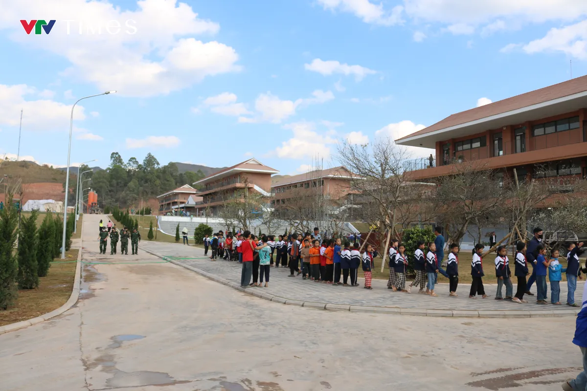 Điện Biên: Chuẩn bị khánh thành Trường liên cấp đầu tiên ở xã biên giới- Ảnh 7. Điện Biên: Chuẩn bị khánh thành Trường liên cấp đầu tiên ở xã biên giới- Ảnh 7.