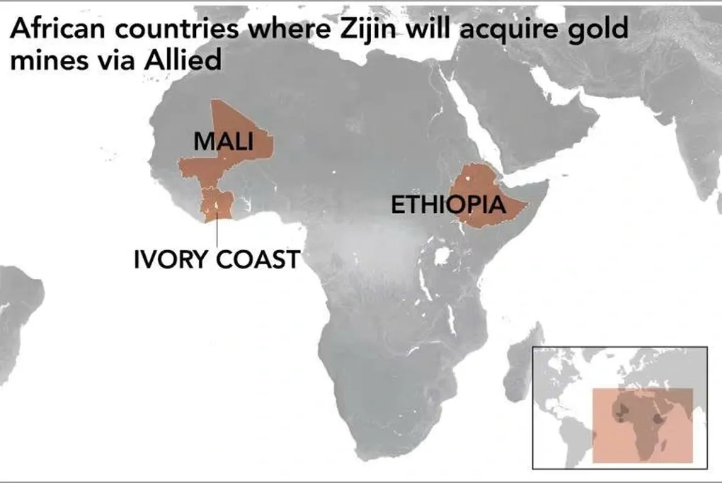 Trung Quốc tăng tốc th&acirc;u t&oacute;m mỏ v&agrave;ng to&agrave;n cầu giữa l&uacute;c gi&aacute; kim loại qu&yacute; lập đỉnh- Ảnh 1.