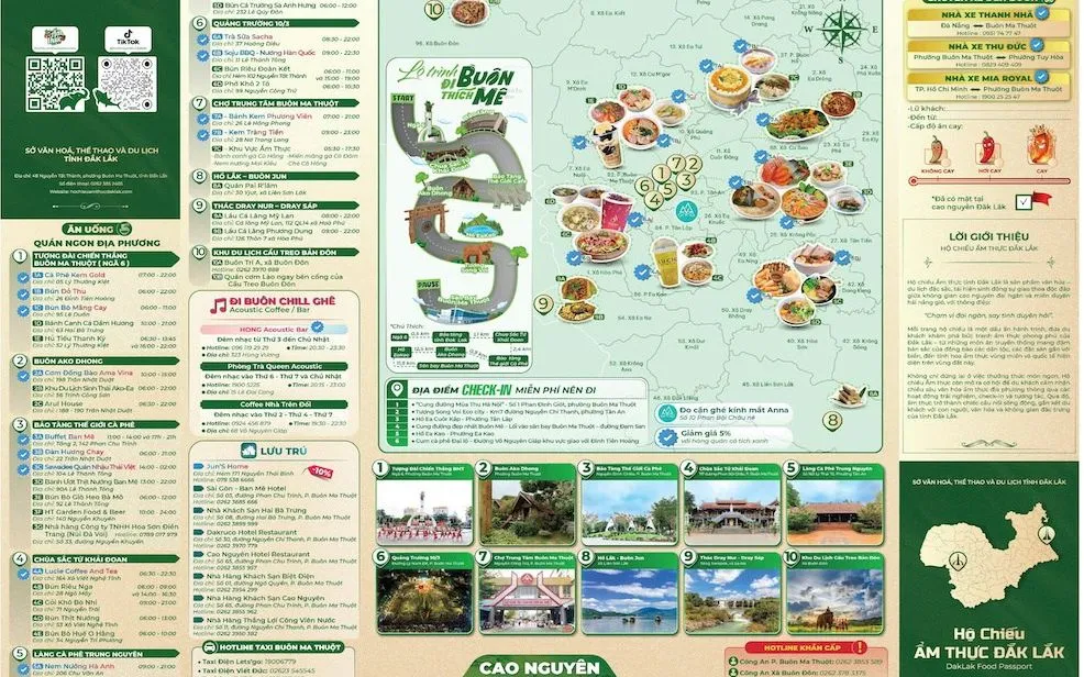 Đắk Lắk lần đầu triển khai mô hình “Hộ chiếu ẩm thực” dịp Tết.