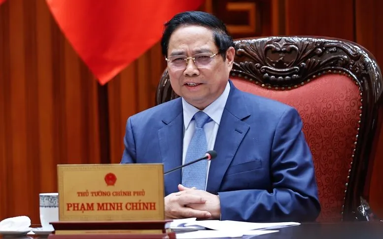 Thủ tướng Phạm Minh Chính chủ trì cuộc họp Thường trực Chính phủ về tình hình kinh tế-xã hội để chuẩn bị cho phiên họp Chính phủ thường kỳ tháng 1/2026 - Ảnh: VGP/Nhật Bắc