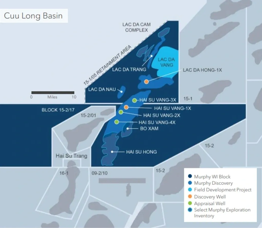 Murphy Oil dự chi gần 200 triệu USD cho c&aacute;c dự &aacute;n dầu kh&iacute; tại Việt Nam- Ảnh 1.