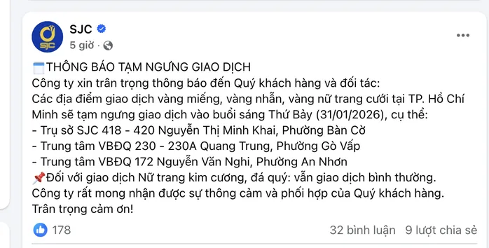 Giá vàng giảm tiếp 3,5 triệu đồng/lượng - Ảnh 1.