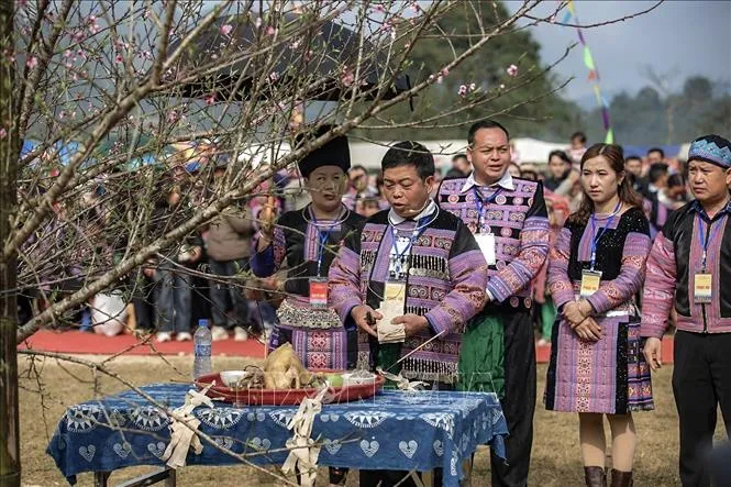 Rộn r&agrave;ng hội Gầu T&agrave;o của đồng b&agrave;o M&ocirc;ng ở P&agrave; C&ograve;- Ảnh 1.