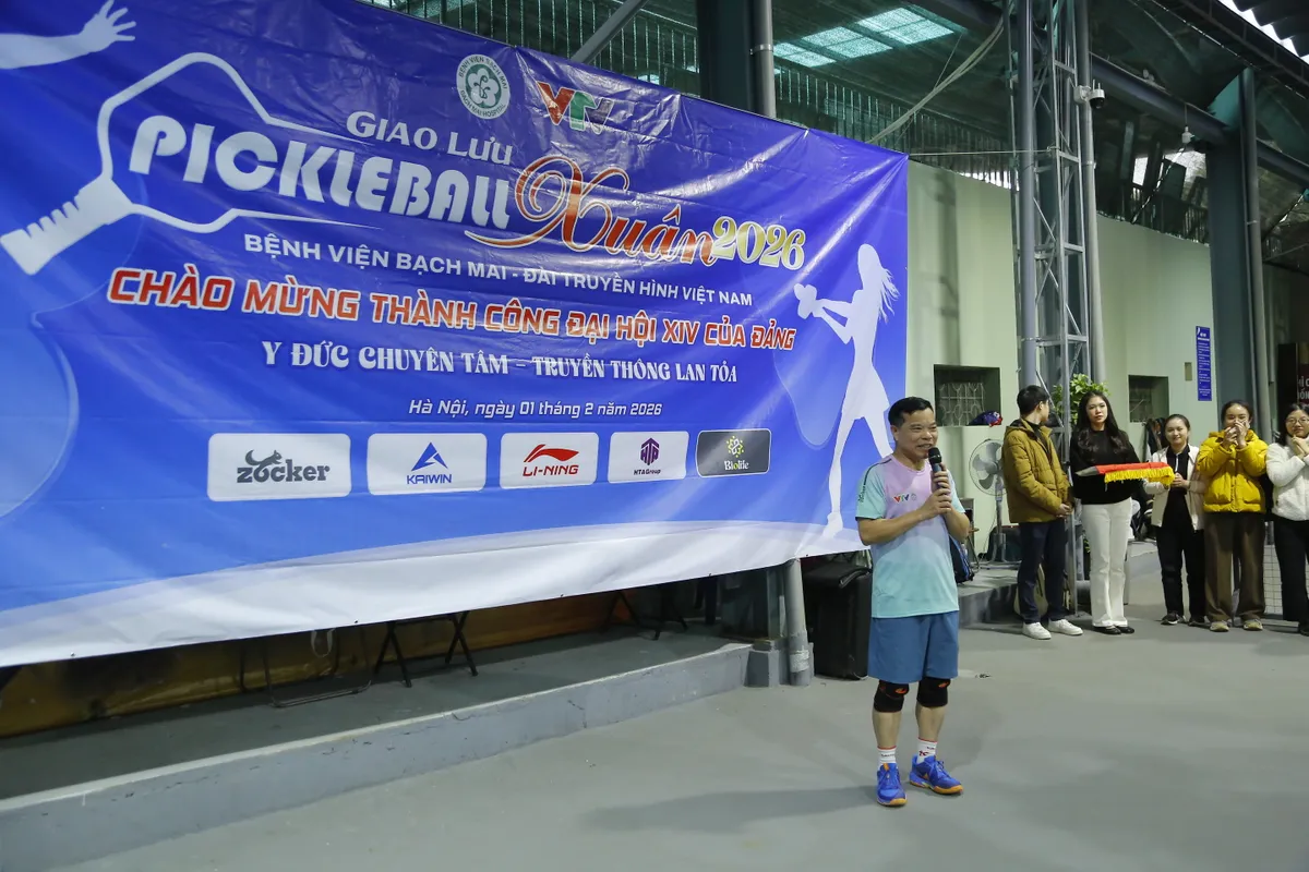 Giao lưu Pickleball Xu&acirc;n 2026 - "Y đức chuy&ecirc;n t&acirc;m, truyền th&ocirc;ng lan tỏa" - Ảnh 2.