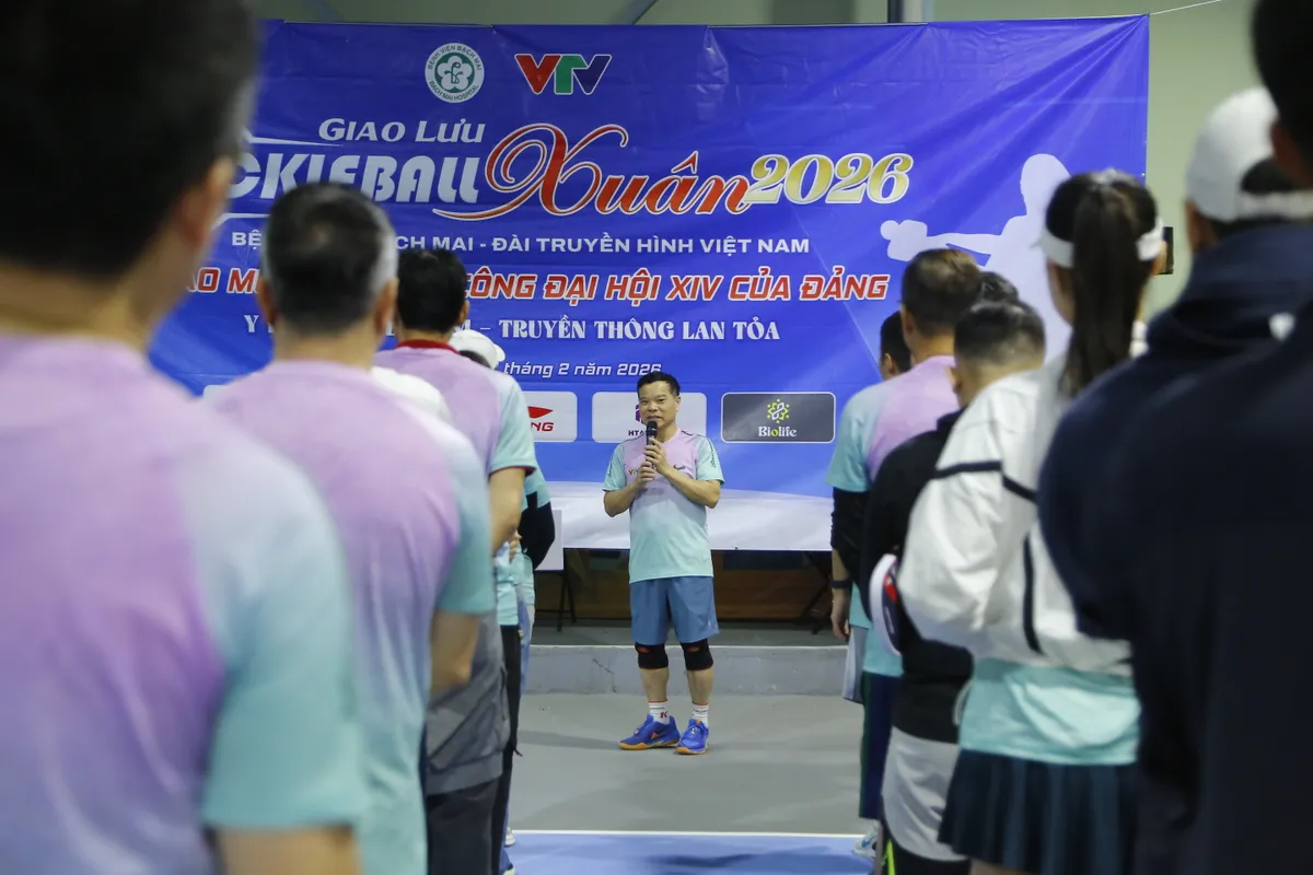 Giao lưu Pickleball Xu&acirc;n 2026 - "Y đức chuy&ecirc;n t&acirc;m, truyền th&ocirc;ng lan tỏa" - Ảnh 3.