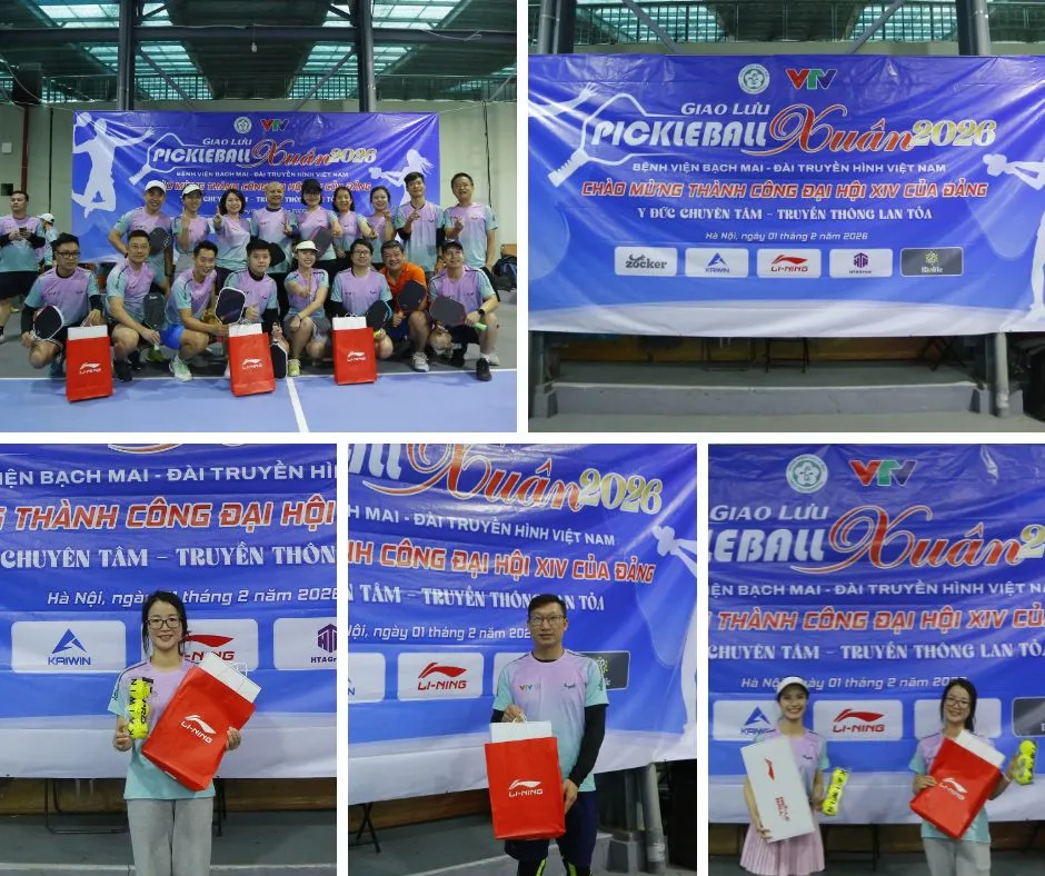 Giao lưu Pickleball Xu&acirc;n 2026 - "Y đức chuy&ecirc;n t&acirc;m, truyền th&ocirc;ng lan tỏa" - Ảnh 8.