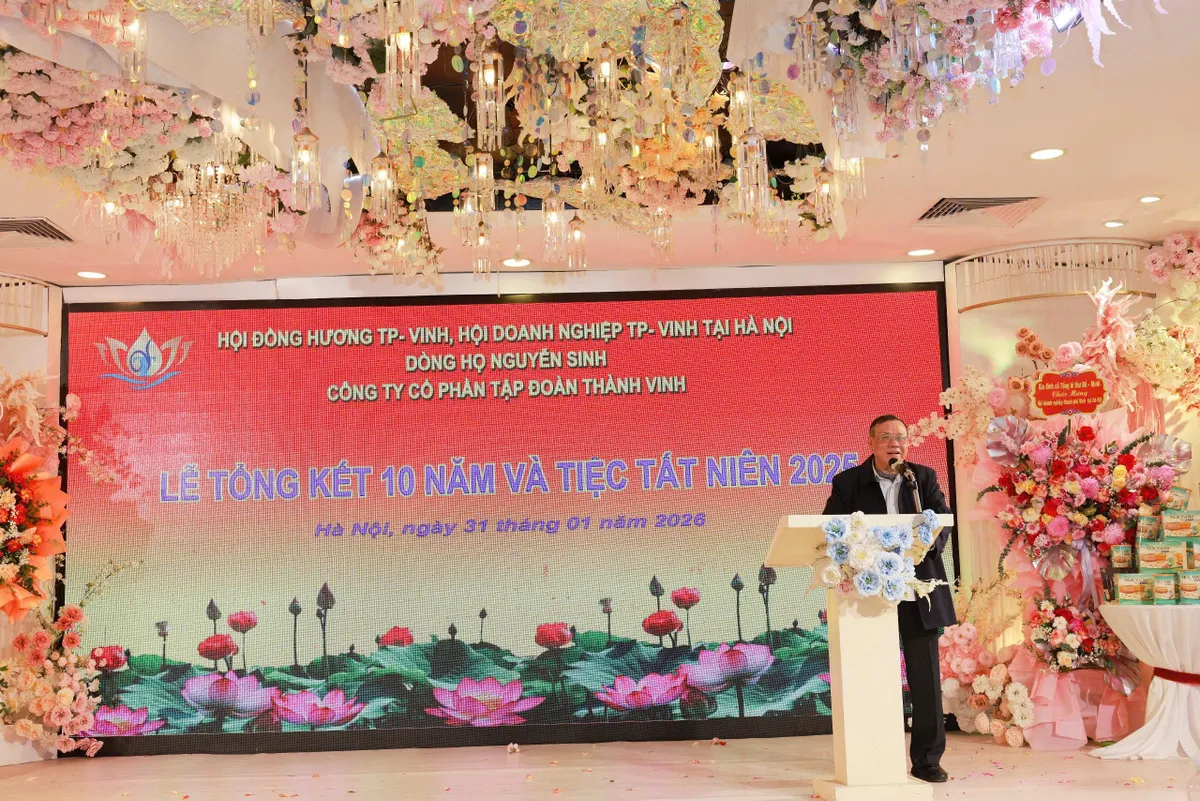 Hội doanh nghiệp th&agrave;nh phố Vinh tại H&agrave; Nội: Khẳng định tr&aacute;ch nhiệm x&atilde; hội v&agrave; tinh thần hướng về nguồn cội- Ảnh 6.