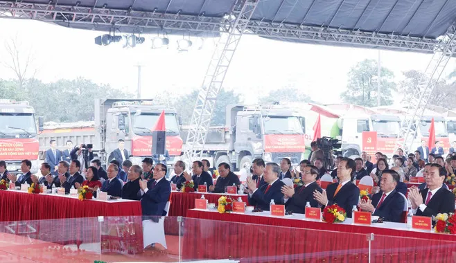 Tổng B&iacute; thư dự Lễ khởi c&ocirc;ng dự &aacute;n x&acirc;y dựng Bảo t&agrave;ng Đảng Cộng sản Việt Nam - Ảnh 4.