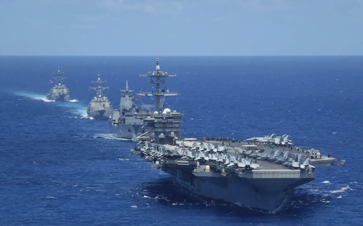 Tàu sân bay chạy bằng năng lượng hạt nhân lớp Nimitz USS Abraham Lincoln của Mỹ (Ảnh: Hải quân Mỹ)
